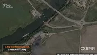 Херсонщина: ЗМІ опублікували супутникове фото знищеного ЗСУ понтонного мосту поблизу Даріївки