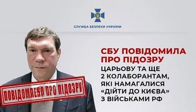 СБУ сообщила о подозрении экс-регионалам Цареву и Олейнику, а еще - главе "мид днр"