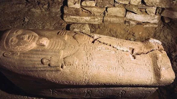 В Египте представили древний саркофаг времен Рамзеса II