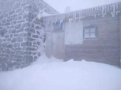 У Карпати прийшла "зима": сніжить і тримається мороз