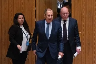 лавров прибув на засідання Ради безпеки ООН щодо України із 1,5-годинним запізненням