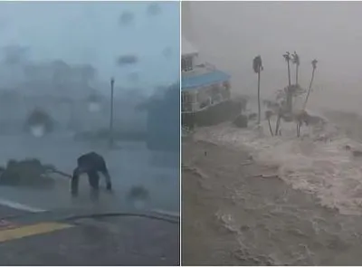 Ураган "Иэн" обрушился на Флориду: на затопленной улице заметили акулу