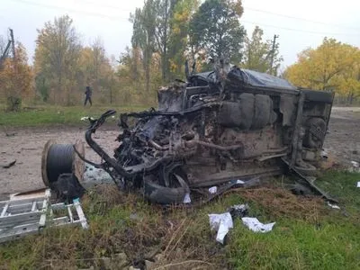 Под Сумами на мине подорвалось авто связистов "Укртелеком": погиб водитель