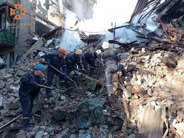 В результате вчерашней атаки на Запорожье 13 человек считаются пропавшими без вести