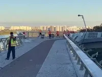 Несколько дней и он заживит раны: Кличко "проведал" пешеходный мост Киева после ракетного удара