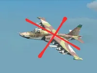 В Херсонской области сбили российский штурмовик Су-25