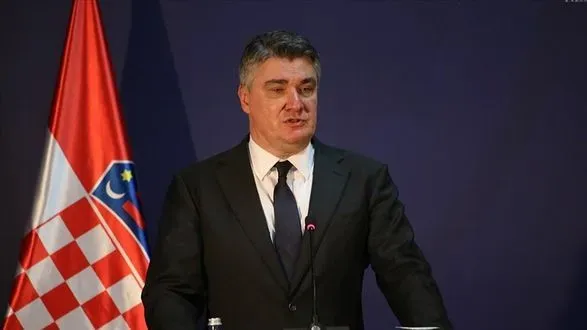 Президент Хорватії заявив, що не дозволить Україні проводити військові навчання на території країни