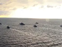 россия держит в акватории Черного моря 8 кораблей: среди них 2 больших десантных и 2 ракетоносителя