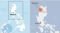 Сильное землетрясение магнитудой 6,4 произошло на севере Филиппин - Геологическая служба США