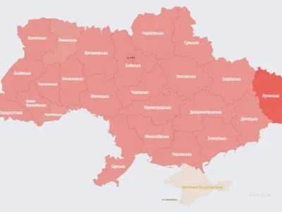 Масштабная воздушная тревога: по всей территории Украины раздаются сирены
