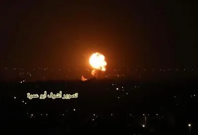 Израиль нанес удар по сектору Газа в ответ на выпущенные ракеты