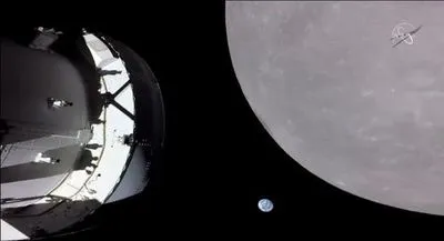 Космический корабль NASA Orion максимально приблизился к Луне