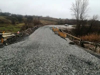 В Херсонской области восстановили мост через реку Ингулец