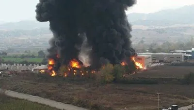 У Туреччині спалахнув хімічний завод