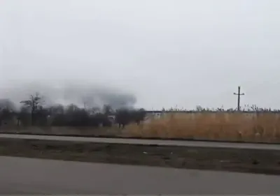 В оккупированном Донецке загорелась нефтебаза
