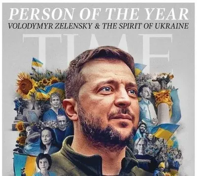 Журнал Time назвав людиною року Зеленського та "дух України"