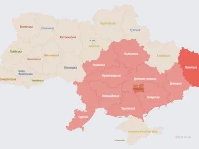 У низці областей України лунає повітряна тривога