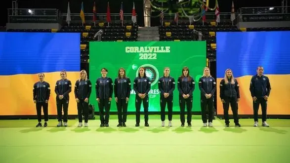 Женская сборная Украины по борьбе впервые в истории завоевала Кубок мира