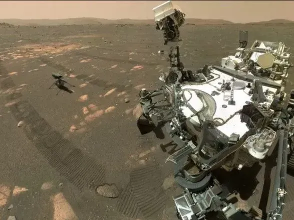 Марсианский вертолет Ingenuity пролетит над холмами Красной планеты