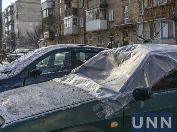 оккупанты утром ударили дронами по Киеву: фоторепортаж с места событий