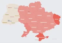 По Украине ширится воздушная тревога: сообщают об угрозе массированного ракетного удара