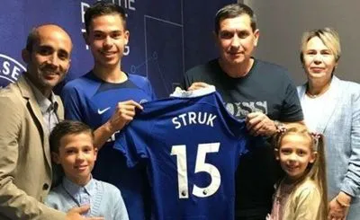 15-річний український футболіст Струк підписав контракт із “Челсі”