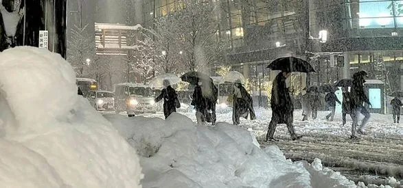 По меньшей мере восемь человек погибли из-за снега в Японии