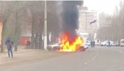 Подрыв автомобиля в Мелитополе: пострадал местный полицейский-коллаборант