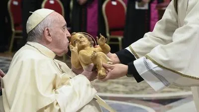 Папа Франциск засудив "жадібність і тягу до влади" у Різдвяній проповіді