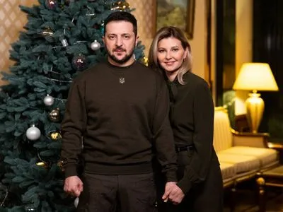 Владимир и Елена Зеленские поздравили украинцев с Новым годом - "годом победы"