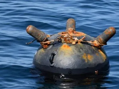 ВМС показали уничтожение противокорабельной мины