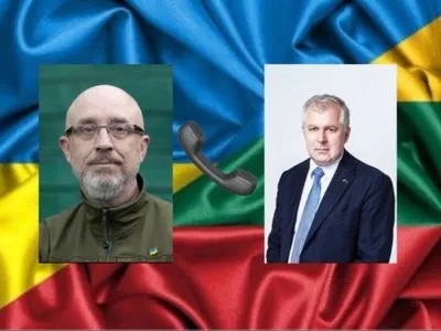 Резников поговорил с министром обороны Литвы накануне "Рамштайна"