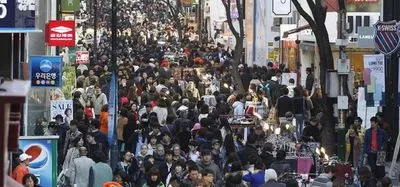 Населення Південної Кореї скорочується третій рік поспіль