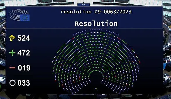 Зеленский и Кулеба поблагодарили за принятие Европарламентом резолюции о создании спецтрибунала для рф