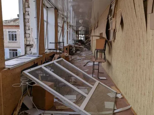 Синєгубов показав наслідки обстрілів Куп'янська: рашисти поцілили по школі