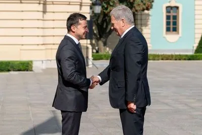 Зеленський зустрівся з президентом Фінляндії