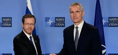 Голова НАТО та президент Ізраїлю обговорили співпрацю та підтримку України