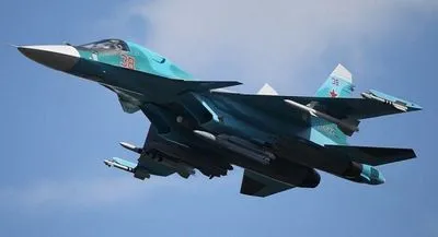 Из беларуси улетел российский бомбардировщик Су-34 - мониторинг