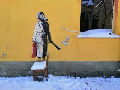 Намагався вкрасти графіті Бенксі на Київщині: справу передали до суду
