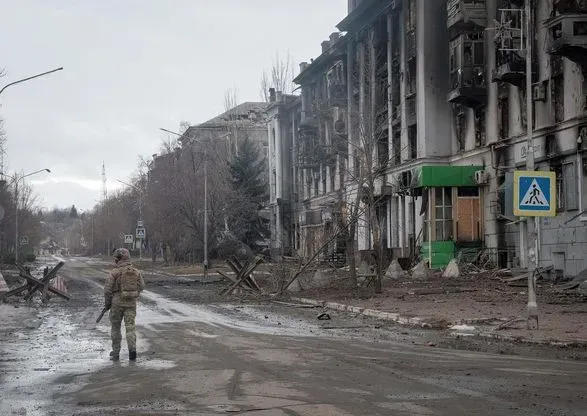 Пограничники: в Бахмуте ведутся тяжелые позиционные бои с оккупантами