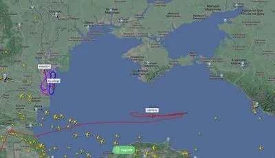 Российский Су-27 столкнулся над Черным морем с американским беспилотником