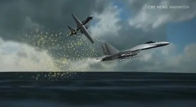Телеканал CBS реконструював інцидент з російським Су-27 та американським Reaper у Чорному морі