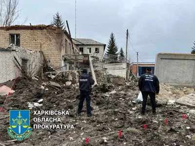 В Офісі генпрокурора показали наслідки ворожого ракетного удару по Харківщині
