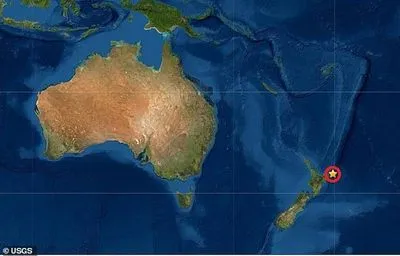 За останні п'ять днів у Новій Зеландії сталися сотні землетрусів