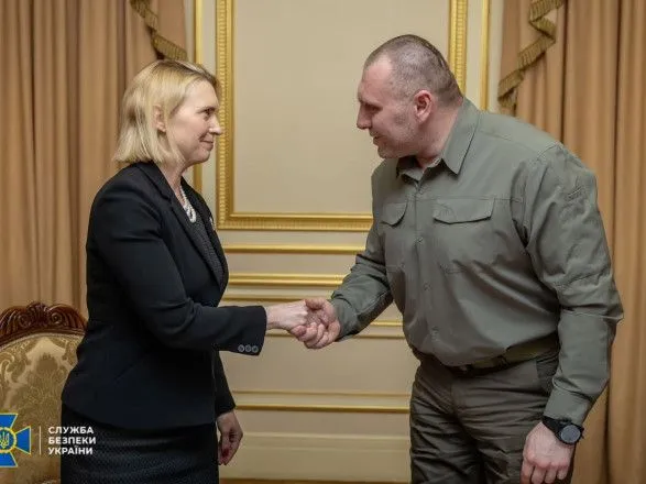 Малюк встретился с послом США Бринк в Киеве. Обсудили вопросы безопасности