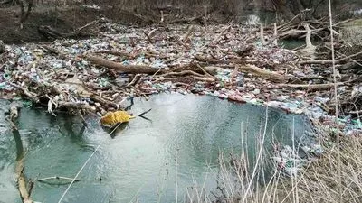 Закарпаття: на річці Боржава виявили 45-метровий сміттєвий затор
