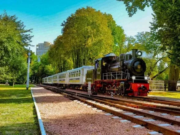 Киевская детская железная дорога начинает новый сезон 15 апреля