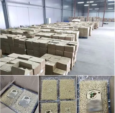 Обнаружили на упаковке маркировку рф: в Украину пытались ввезти партию кедрового ореха на 50 млн грн