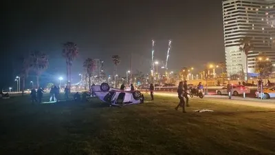 Теракт на набережной Тель-Авива: автомобиль въехал в толпу убив человека, шестеро ранены