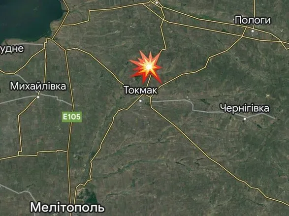 В районе оккупированного Токмака было слышно 6 громких взрывов - Федоров